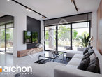 Проект дома ARCHON+ Дом в теллимах  дневная зона (визуализация 1 вид 3)