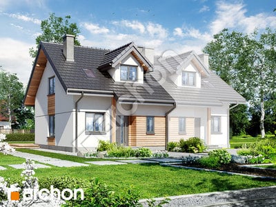 Проєкт будинку ARCHON+ Будинок в цикламенах 2 (А) 