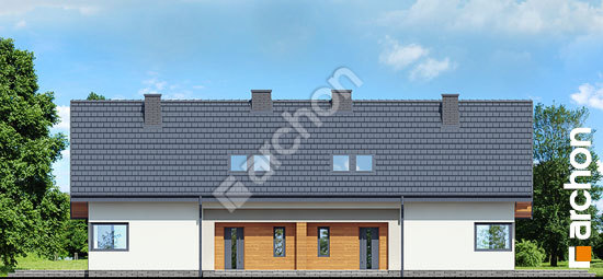 Передній фасад Будинок в малинівці (Р2)