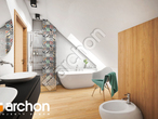 Проект будинку ARCHON+ Будинок в ліголях візуалізація ванни (візуалізація 3 від 3)