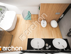 Проект будинку ARCHON+ Будинок в ліголях візуалізація ванни (візуалізація 3 від 4)