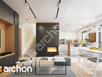 Проект дома ARCHON+ Дом в лиголях дневная зона (визуализация 1 вид 1)