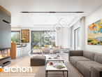 Проект дома ARCHON+ Дом в лиголях дневная зона (визуализация 1 вид 3)