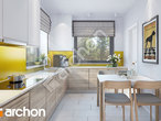 Проект дома ARCHON+ Дом в тавулах (Г2) визуализация кухни 1 вид 1