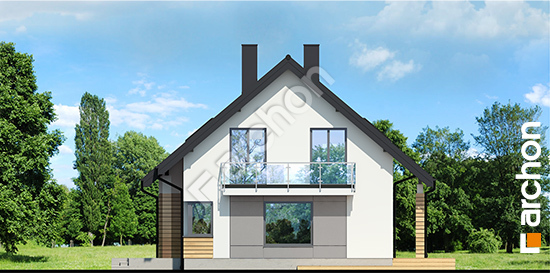 Боковой фасад Дом в яблонках 4 вер.2