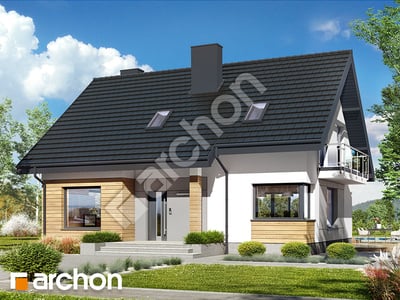 Проект дома ARCHON+ Дом в яблонках 4 вер.2 