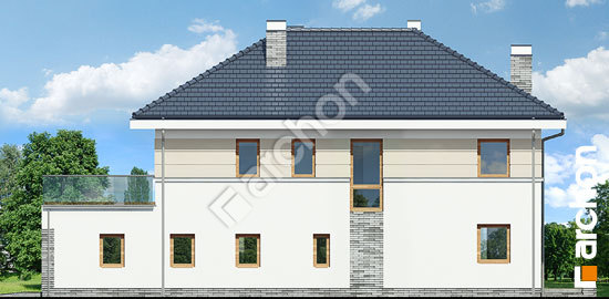 Бочний фасад Вілла Сесилія