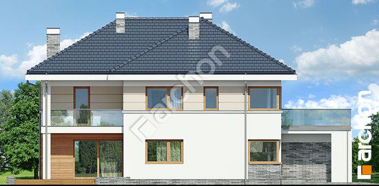 Бочний фасад Вілла Сесилія