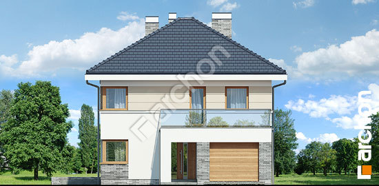 Передній фасад Вілла Сесилія