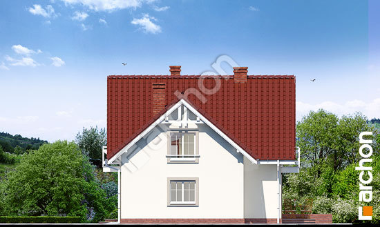 Бочний фасад Будинок в рододендронах 2 вер.2