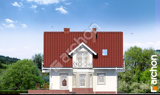 Боковой фасад Дом в рододендронах 2 вер.2