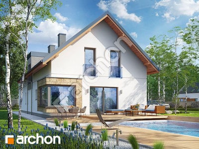 Проект будинку ARCHON+ Будинок в каррі 2 Вид 2
