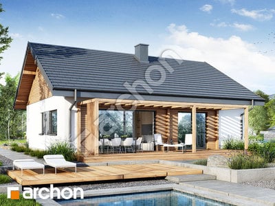 Проєкт будинку ARCHON+ Будинок в дерені 2 