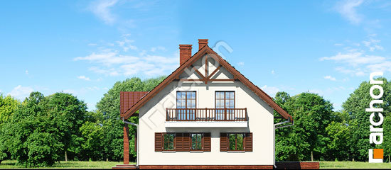 Боковой фасад Дом в ландышах вер.2