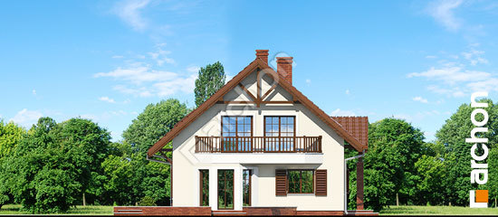 Боковой фасад Дом в ландышах вер.2