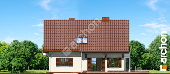 Дворовой фасад Дом в ландышах вер.2