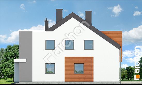 Бочний фасад Будинок під гінко 7 (ГР2Н)