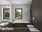 Проект дома ARCHON+ Дом в ренклодах 27 (Г2) визуализация ванной (визуализация 3 вид 2)