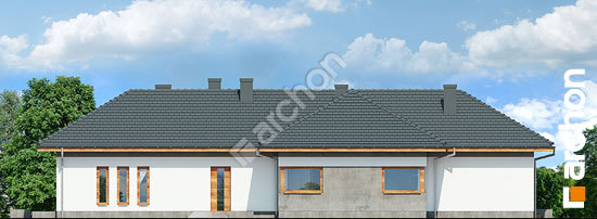 Боковой фасад Дом в кливиях (Г2А)