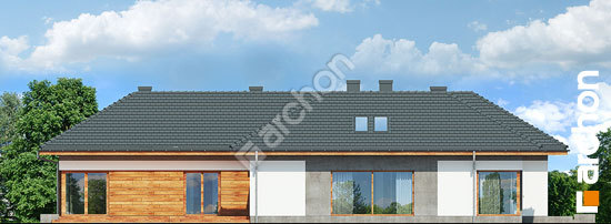 Боковой фасад Дом в кливиях (Г2А)