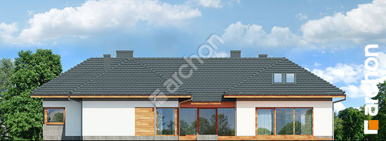 Дворовой фасад Дом в кливиях (Г2А)