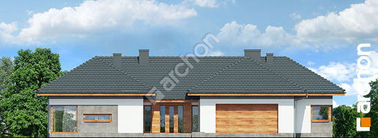 Передний фасад Дом в кливиях (Г2А)