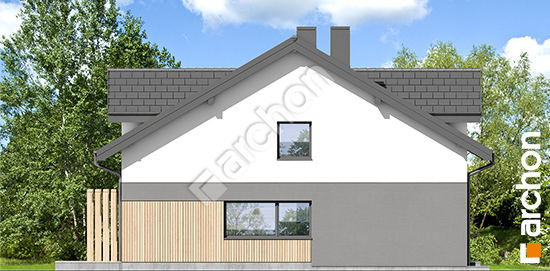 Боковой фасад Дом в катанахнах (ГР2)