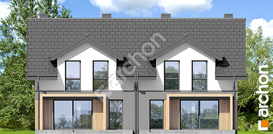 Дворовий фасад Будинок в катанахнах (ГР2)