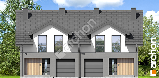 Передний фасад Дом в катанахнах (ГР2)