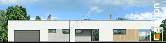 Передний фасад Дом в хурмах 2