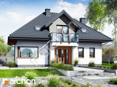 Проєкт будинку ARCHON+ Будинок в традесканціях 2 