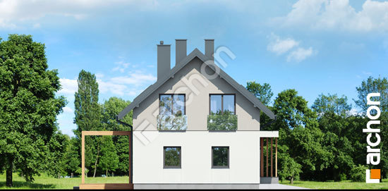 Бочний фасад Будинок в тритомах (Б)