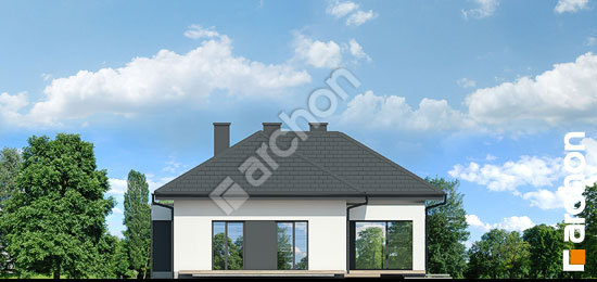 Дворовой фасад Дом в галантусах 2 (Г2)