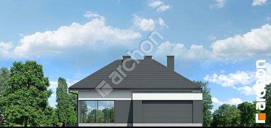 Передний фасад Дом в галантусах 2 (Г2)