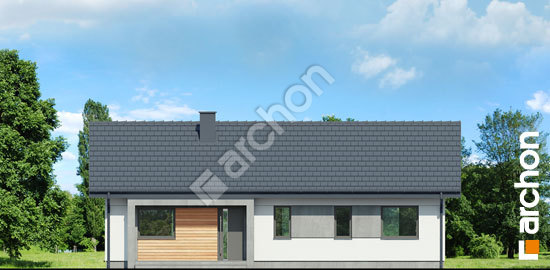 Передній фасад Будинок в коручках 4 (Е) ВДЕ