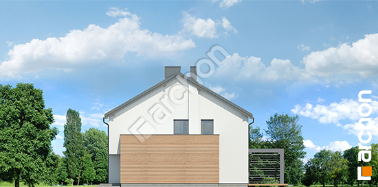 Боковой фасад Дом в фиалках 4 (Р2Б) вер.2