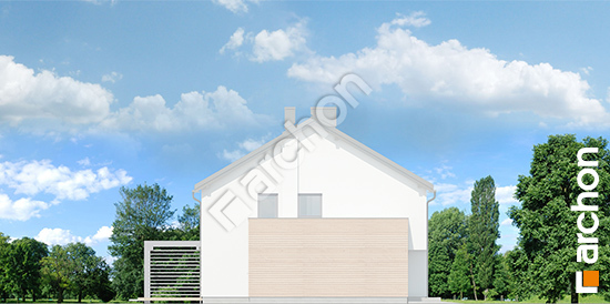 Боковой фасад Дом в фиалках 4 (Р2Б) вер.2