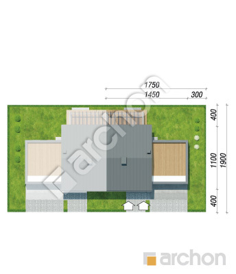 Проект дома ARCHON+ Дом в фиалках 4 (Р2Б) вер.2 Ситуація