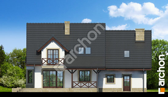 Дворовой фасад Дом в тамарисках 4 (Г2) вер.2