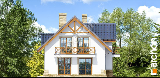 Боковой фасад Дом в горошке 5