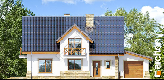 Передний фасад Дом в горошке 5