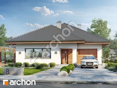 Проект дома ARCHON+ Дом в сирени 9 (Г) 