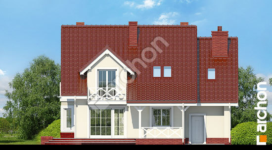 Дворовой фасад Дом в тамарисках 4 вер.2