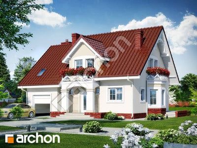 Проект дома ARCHON+ Дом в тамарисках 4 вер.2 