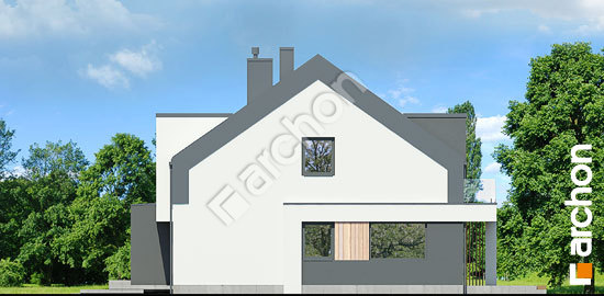 Боковой фасад Дом в клематисах 30 (Б)