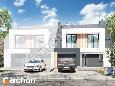Проект будинку ARCHON+ Будинок в клематисах 30 (Б) Вид 2