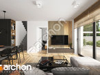 Проект будинку ARCHON+ Будинок в клематисах 30 (Б) денна зона (візуалізація 1 від 4)