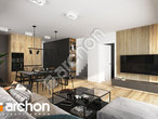 Проект будинку ARCHON+ Будинок в клематисах 30 (Б) денна зона (візуалізація 1 від 5)