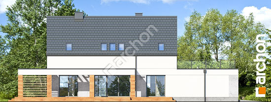 Боковой фасад Дом в сантине 3 (Г2)