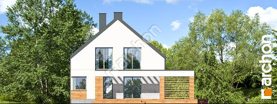 Дворовой фасад Дом в сантине 3 (Г2)